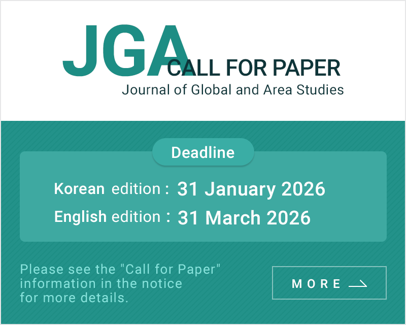 JGA, Journal of Global and Area Studies
